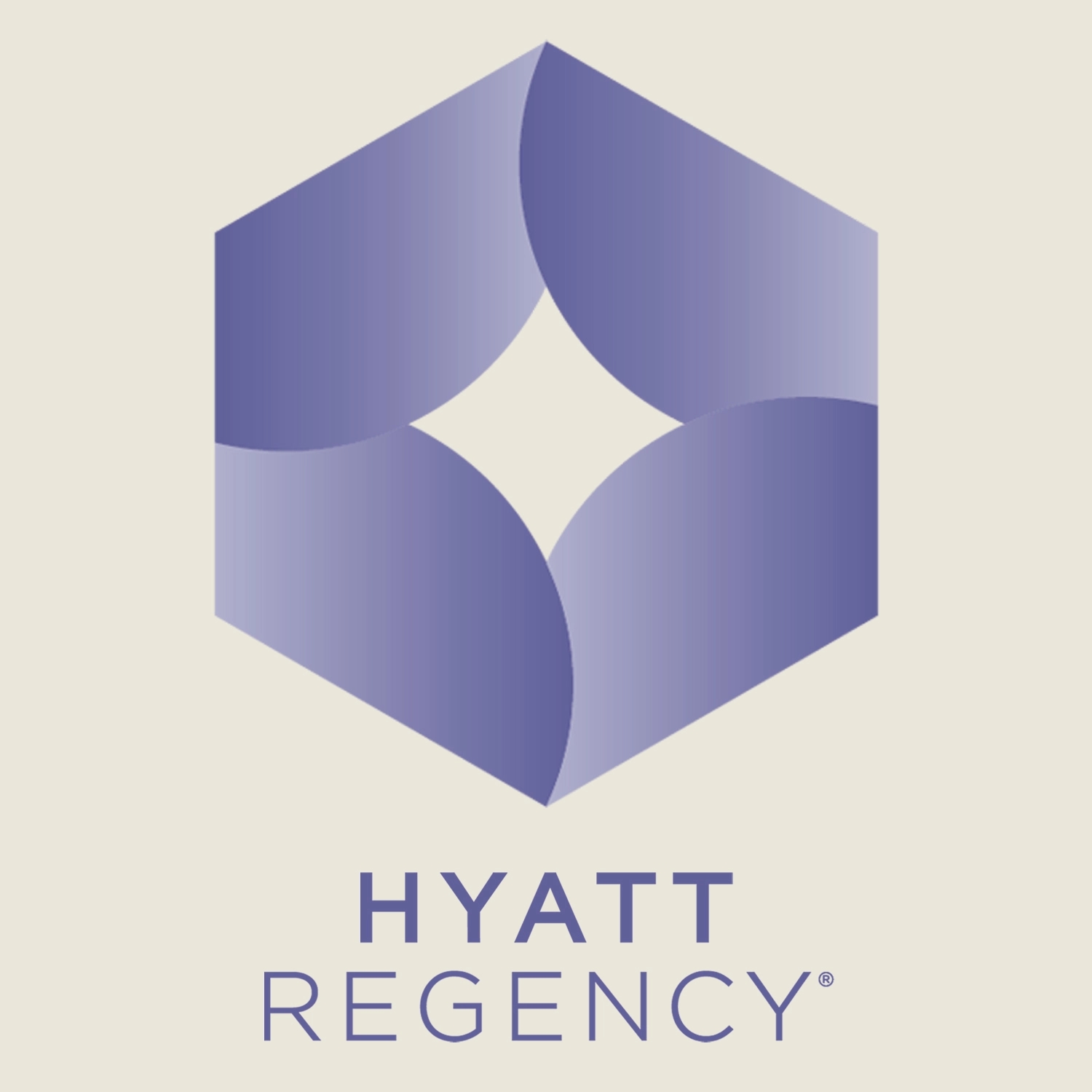 Hyatt Regency mark with stylized purple diamond – Easy Staff collaboration partner