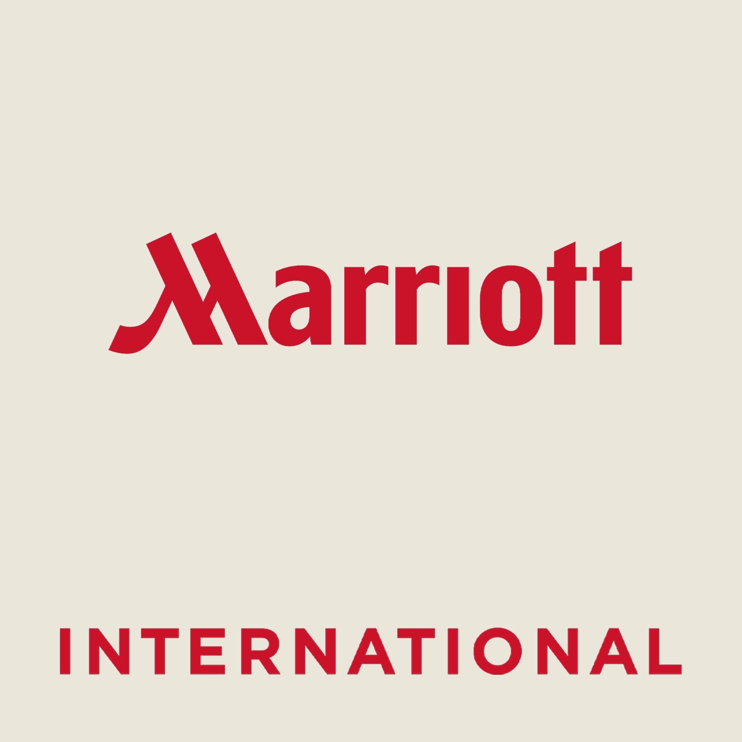 Marriott International logo, stylized 'M'