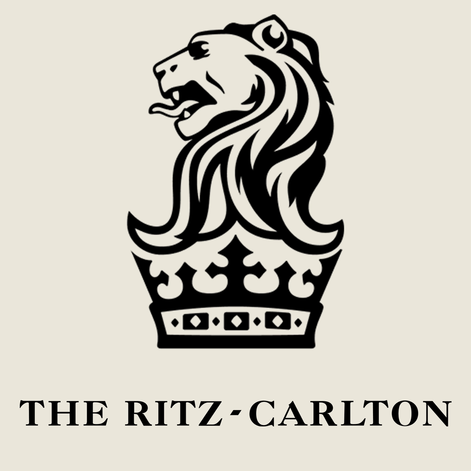 Ritz-Carlton Hotel emblem featuring lion with crown – official luxury partner