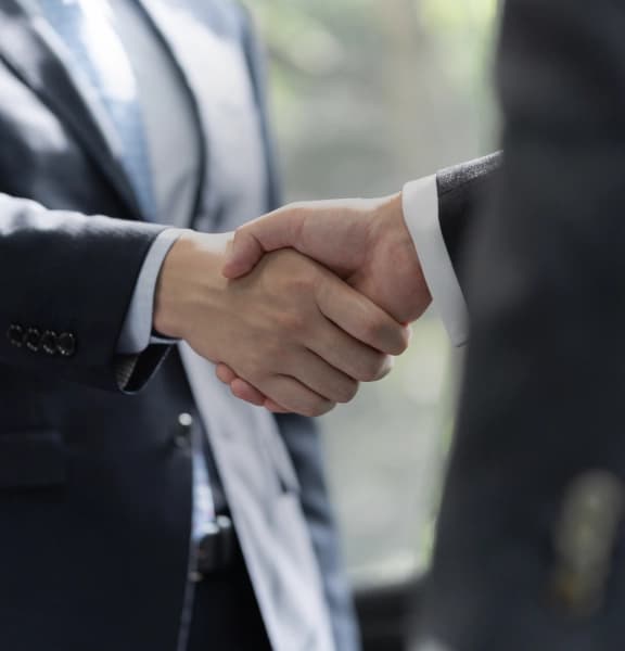 Easystaff global business partnership handshake symbolizing international cooperation